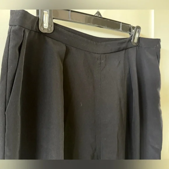 Black Culottes, Size 12 by Calvin Klein - Picture 2 of 6